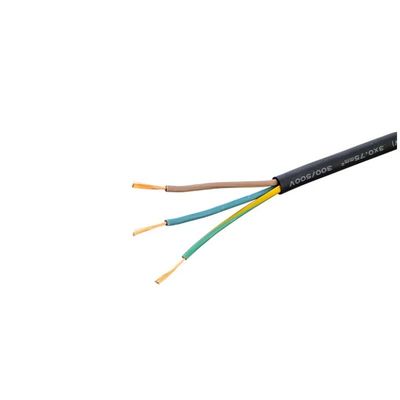 Flexible Rubber Jacket Electric Wire for House Wiring H05rn f 3g 0.5mm2 1mm2 1.5mm2 in Multiple Sizes