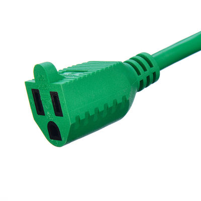 100FT ETL Listed SJTW 14/3 Electrical Orange Extension Cord Single Plug NEMA 5-15P to NEMA 5-15R with Length Customized