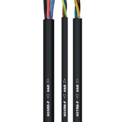 Rubber Insulation H05rn f 2x0 5 Sheathed Flexible Electrical Wire Multi Core Cable for 300/500V Electrical Requirements