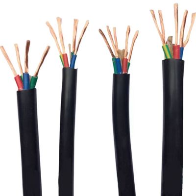 House Wire Electric Cable with Copper Conductor Material and High Temperature Resistance 3 Cores H07rn f 3x2 5 Power Cable