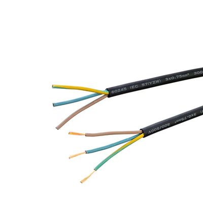 House Wire Electric Cable with Copper Conductor Material and High Temperature Resistance 3 Cores H07rn f 3x2 5 Power Cable