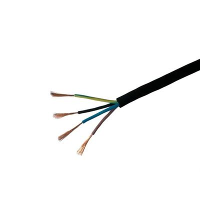 House Wire Electric Cable with Copper Conductor Material and High Temperature Resistance 3 Cores H07rn f 3x2 5 Power Cable