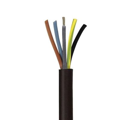 450/750v Rated Voltage Rubber Sheath Copper Household Wire Cable H07rn f 2x1 5 Conductor Material in Custom Colors