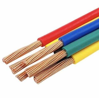 Pure Oxygen Free Copper Conductor Electric Wire Customized Size Ho7v R Pvc Insulated in English 1.5m2/2.5mm2/4mm2/6mm2