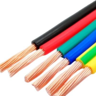 Pure Oxygen Free Copper Conductor Electric Wire Customized Size Ho7v R Pvc Insulated in English 1.5m2/2.5mm2/4mm2/6mm2