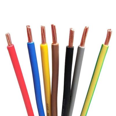 Customized Copper Stranded H07v U H07v R Electric Wire for High Voltage Applications 1.5mm2 2.5mm2 4mm2 and PVC Insulation