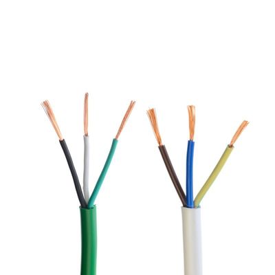 Insulation PVC Insulation Control Cable H05vv f 3g1 0 Stranded Bare Copper Ground Wire for Low Voltage in Building House