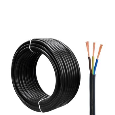 Multicore 0.75mm Rvv Cable 2 3 4 Cores With PVC Insulated Power Cable 300/500v Sheathed Wire for Low Voltage Applications