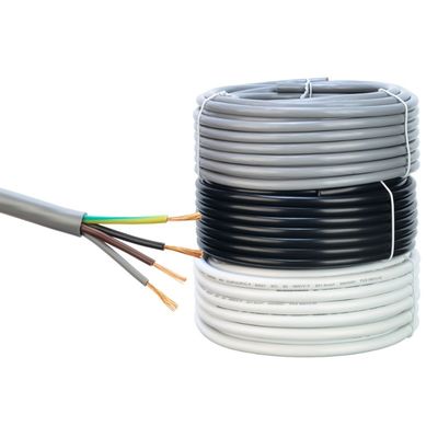 Multicore 0.75mm Rvv Cable 2 3 4 Cores With PVC Insulated Power Cable 300/500v Sheathed Wire for Low Voltage Applications