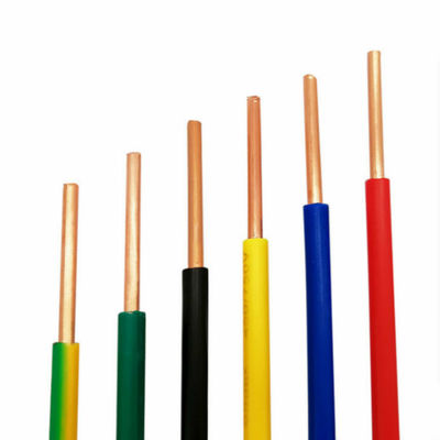 VDE SNI KC H07V-U Single Solid Core Electrical Wire 0.75/1/1.5/2/2.5/4/6mm2 Pure Copper Multi Standard Cables Power and Wires