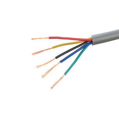 Flexible Power Cables H05vv-f 5 Core 0.5mm/1 mm Sq Copper Solid Conductor Electric Wire for Household Building Wire